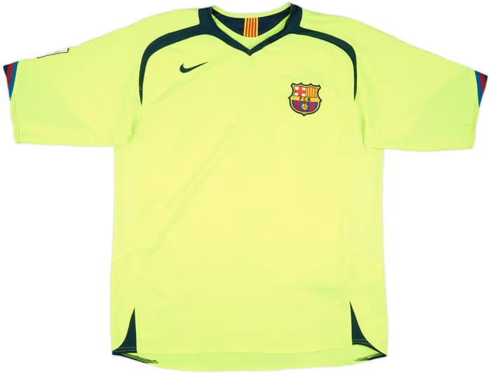 2005-06 Barcelona Away Shirt Ronaldinho #10 - 9/10 - (XL)