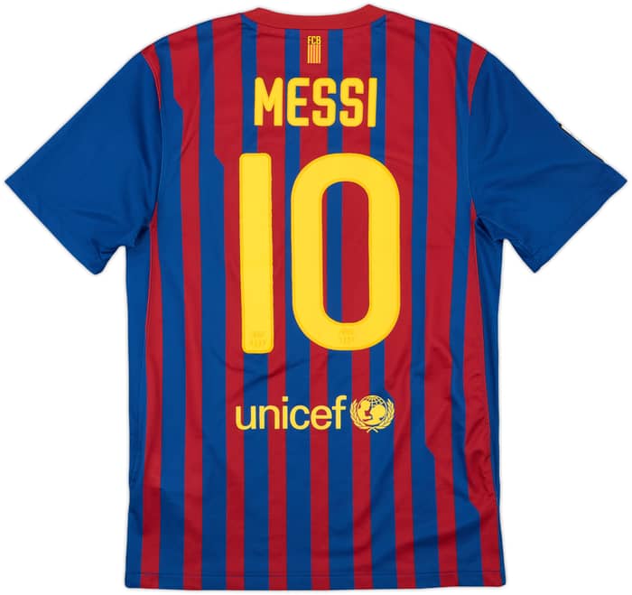 2011-12 Barcelona Home Shirt Messi #10 - 7/10 - (S)