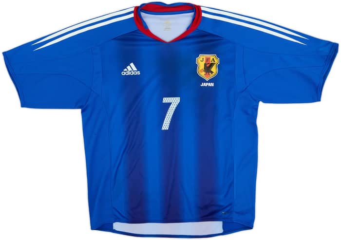 2004-06 Japan Home Shirt Nakata #7 - 8/10 - (L)
