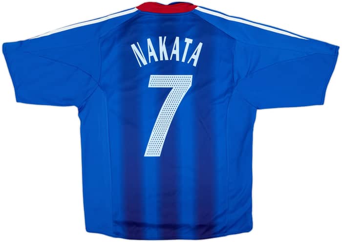 2004-06 Japan Authentic Home Shirt Nakata #7 - 8/10 - (L)
