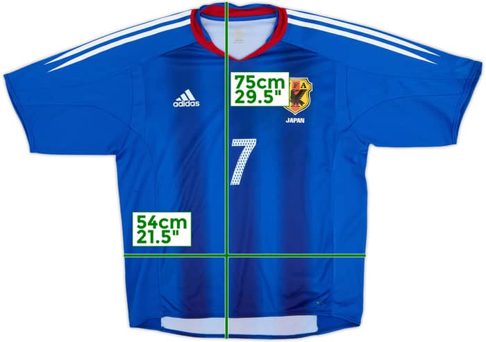 2004-06 Japan Authentic Home Shirt Nakata #7 - 8/10 - (L)