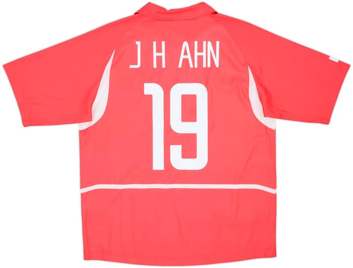 2002-03 South Korea Home Shirt J.H.Ahn #19 - 7/10 - (L)