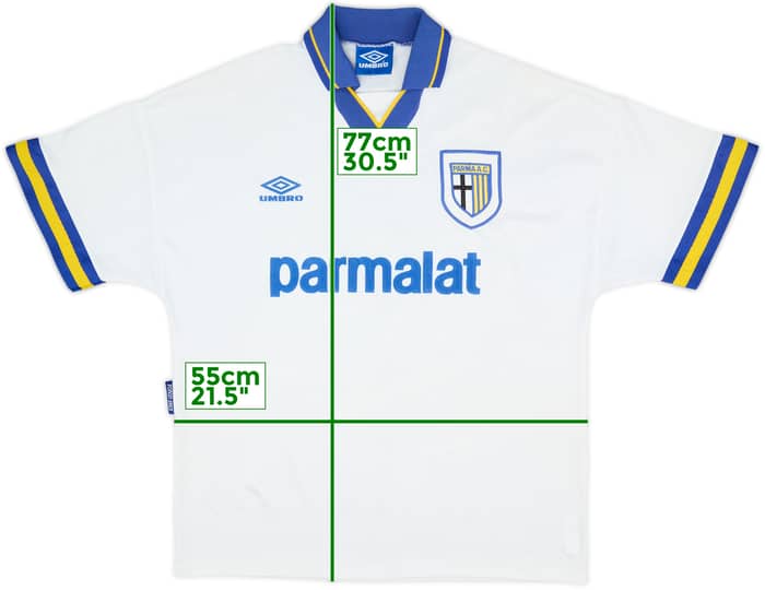 1993-95 Parma Home Shirt #9 - 6/10 - (L)