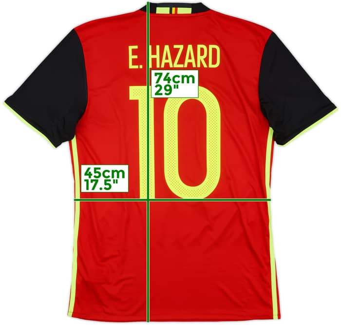 2016-17 Belgium Home Shirt Hazard #10 - 9/10 - (S)