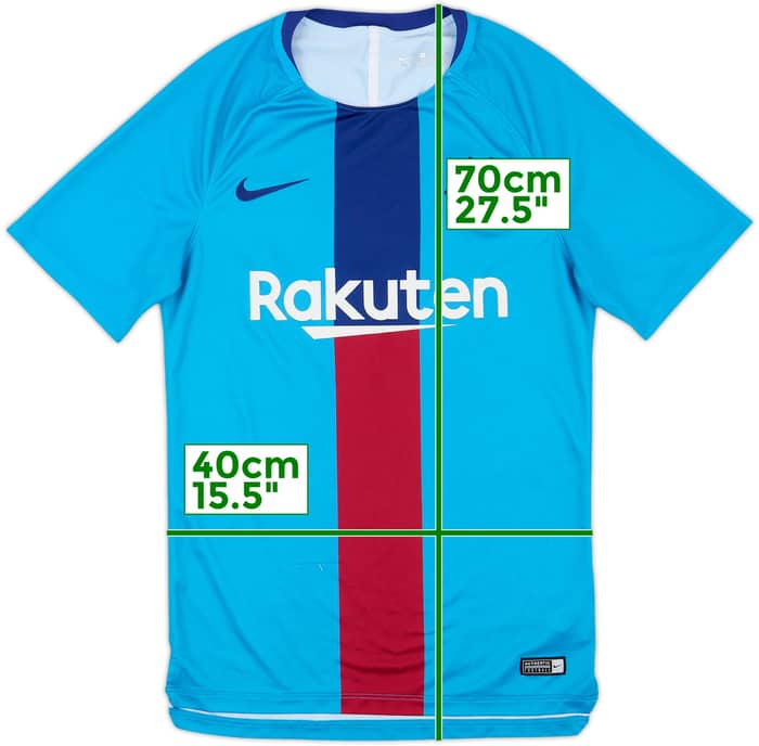 2019-20 Barcelona Nike Training Shirt - 9/10 - (S)