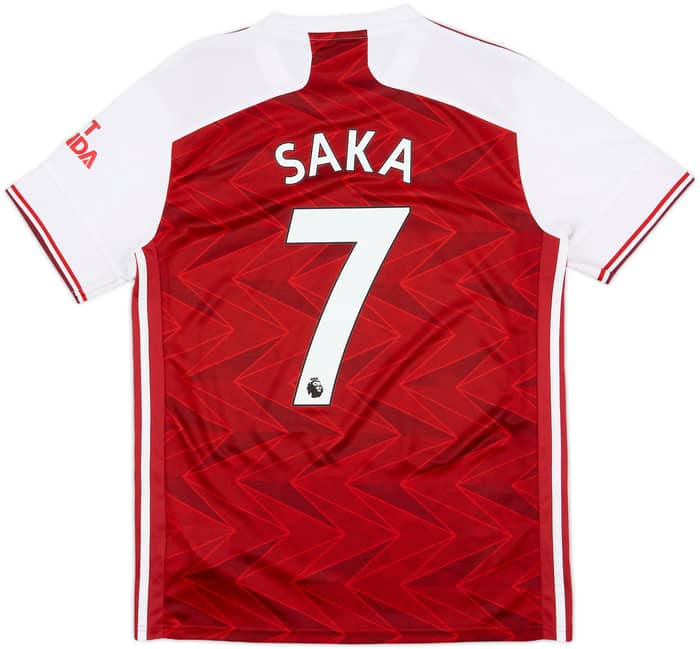 2020-21 Arsenal Home Shirt Saka #7 - 6/10 - (M)