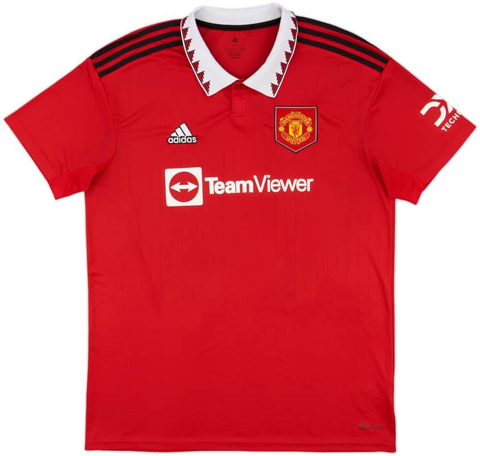 2022-23 Manchester United Home Shirt B.Fernandes #8 - 9/10 - (XL)