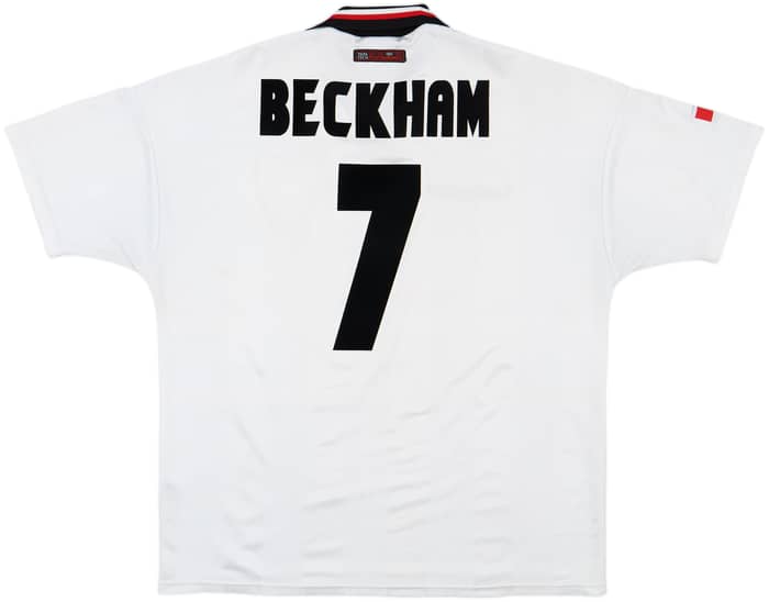 1997-99 Manchester United Away Shirt Beckham #7 - 6/10 - (XXL)