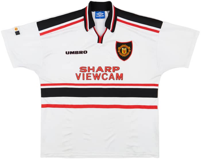 1997-99 Manchester United Away Shirt Beckham #7 - 6/10 - (XXL)