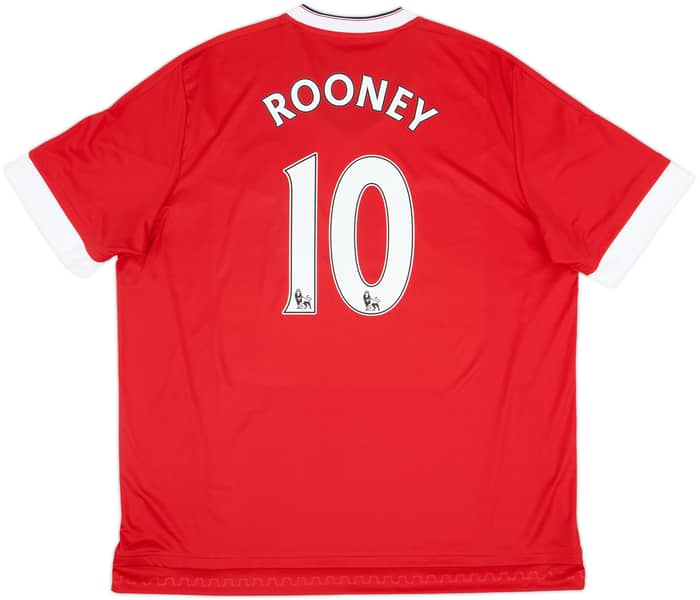 2015-16 Manchester United Home Shirt Rooney #10 (XXL)