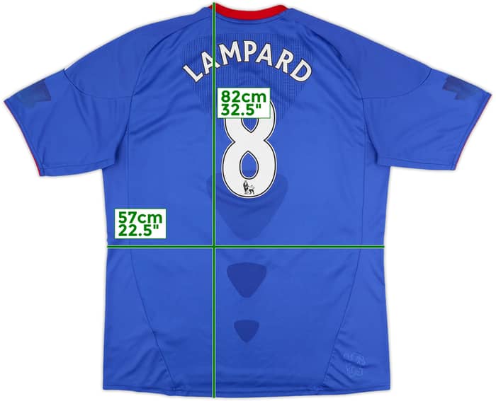 2010-11 Chelsea Home Shirt Lampard #8 - 5/10 - (XL)