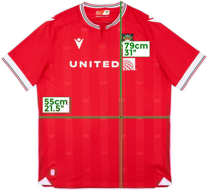 2023-24 Wrexham Home Shirt - 9/10 - (3XL)