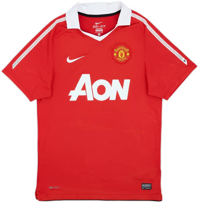 2010-11 Manchester United Home Shirt Chicharito #14 - 7/10 - (S)