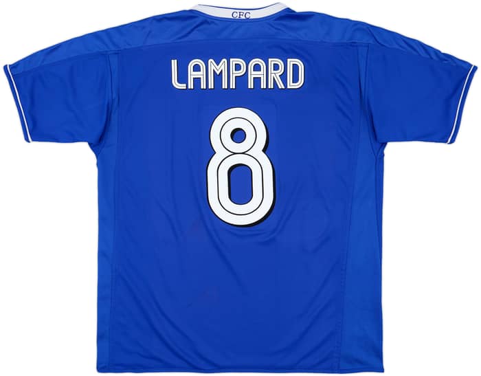 2003-05 Chelsea Home Shirt Lampard #8 - 6/10 - (XL)