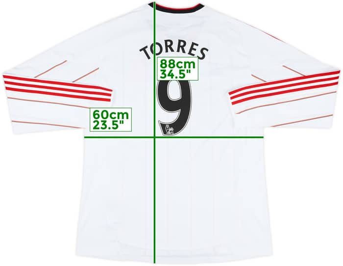 2010-11 Liverpool Away L/S Shirt Torres #9 - 6/10 - (XXL)