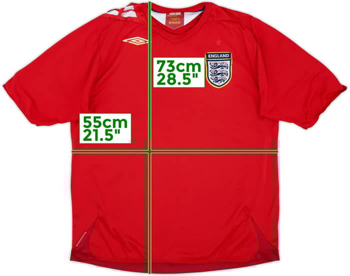 2006-08 England Away Shirt - 4/10 - (XL)