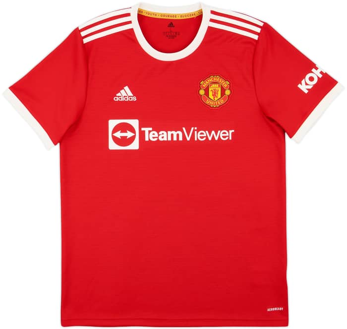 2021-22 Manchester United Home Shirt Sancho #25 - 8/10 - (L)