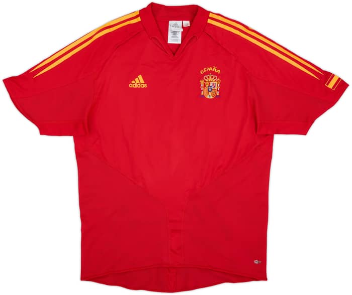 2004-06 Spain Home Shirt Xavi #20 - 4/10 - (L)