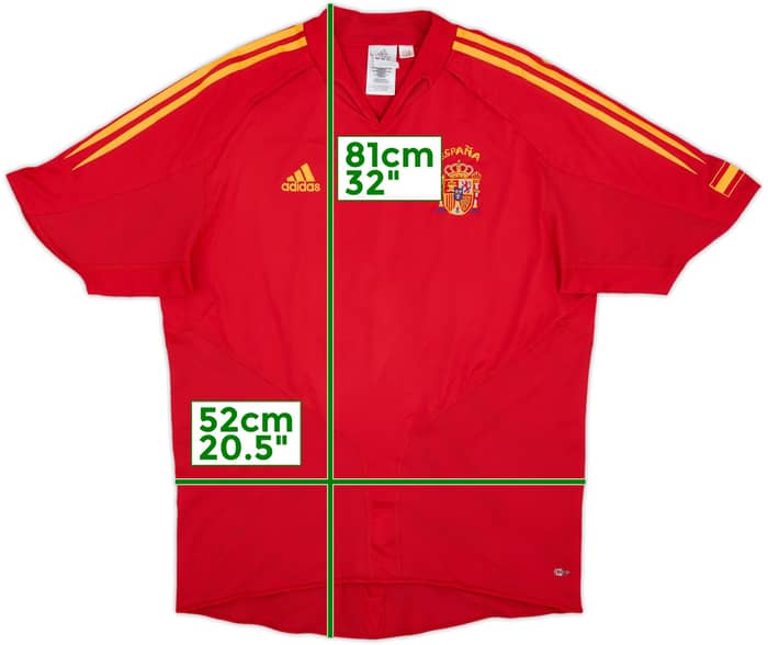 2004-06 Spain Home Shirt Xavi #20 - 4/10 - (L)