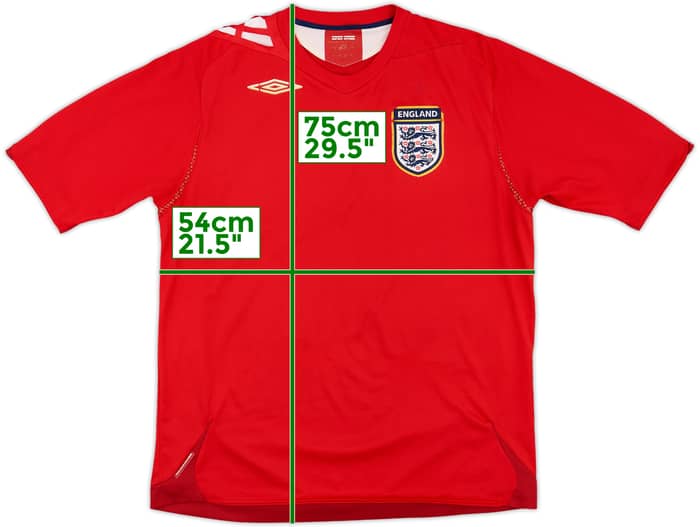 2006-08 England Away Shirt - 4/10 - (L)