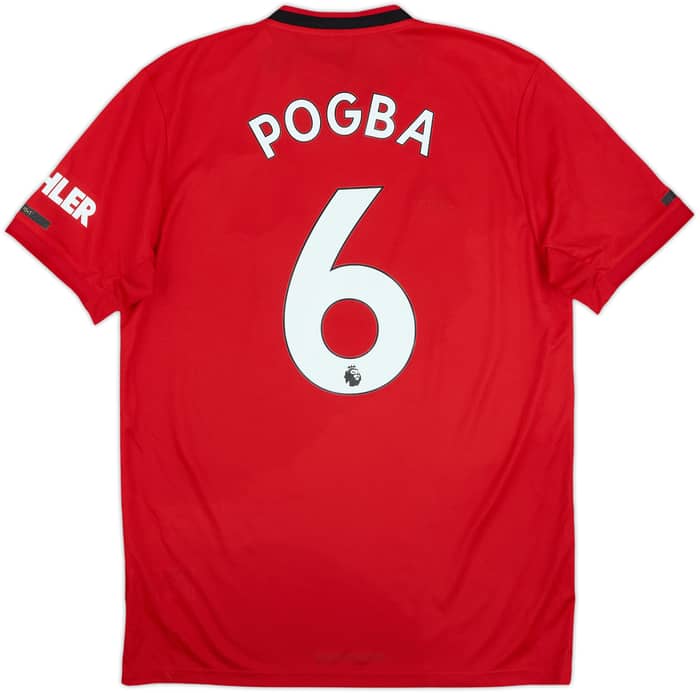 2019-20 Manchester United Home Shirt Pogba #6 (M)