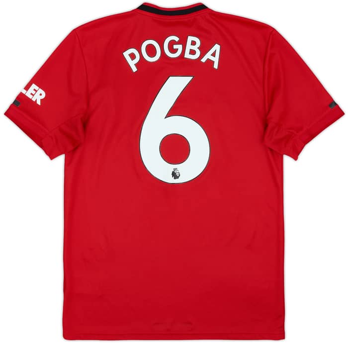 2019-20 Manchester United Home Shirt Pogba #6 - 8/10 - (S)