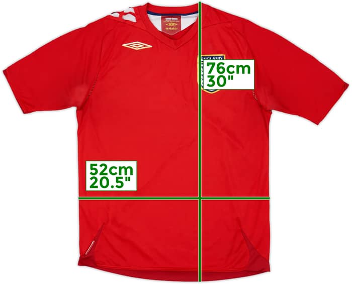 2006-08 England Away Shirt - 5/10 - (M)