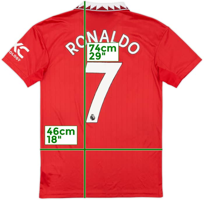 2022-23 Manchester United Home Shirt Ronaldo #7 - 6/10 - (S)
