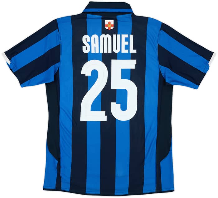2007-08 Inter Milan Centenary Home Shirt Samuel #25 - 7/10 - (M)