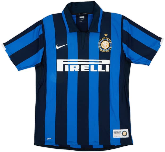 2007-08 Inter Milan Centenary Home Shirt Samuel #25 - 7/10 - (M)