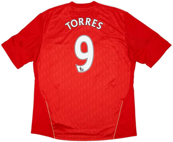 2010-12 Liverpool Home Shirt Torres #9 - 5/10 - (XXL)