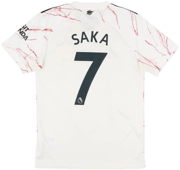 2020-21 Arsenal Away Shirt Saka #7 - 8/10 - (S)