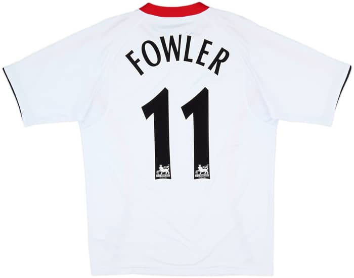 2005-06 Liverpool Away Shirt Fowler #11 - 5/10 - (M)