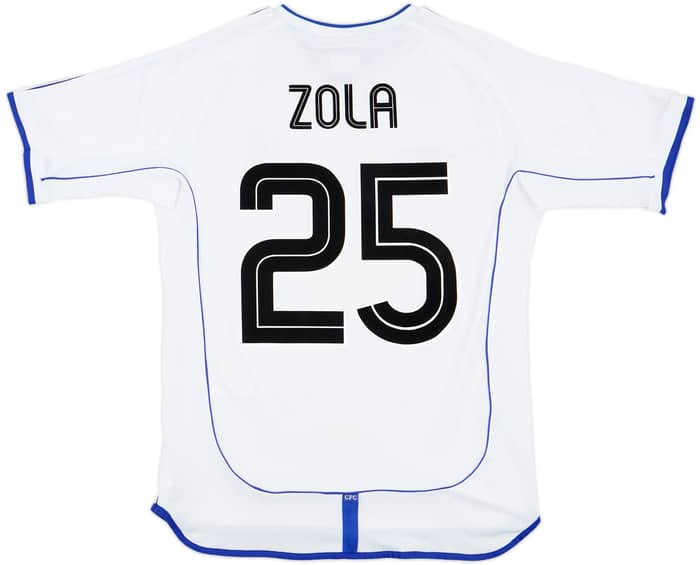 2001-03 Chelsea Away Shirt Zola #25 - 9/10 - (M)