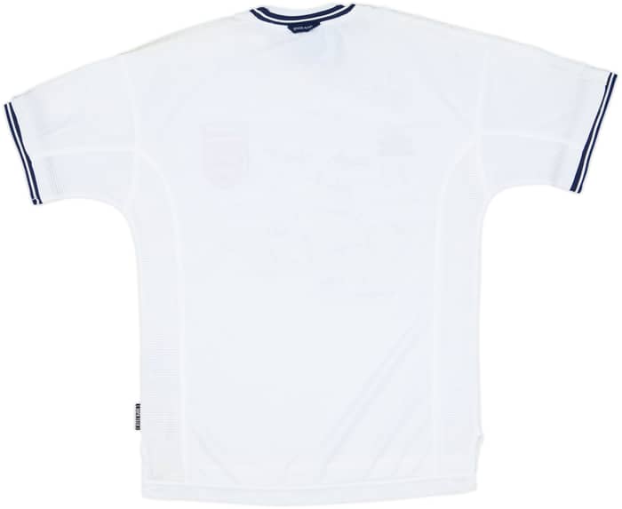 1999-01 England Signed Home Shirt (M)