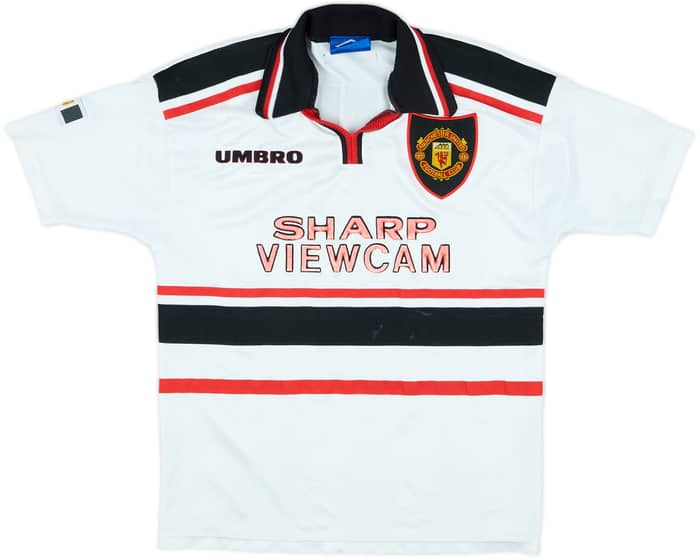 1997-99 Manchester United Away Shirt Beckham #7 - 7/10 - (Y)
