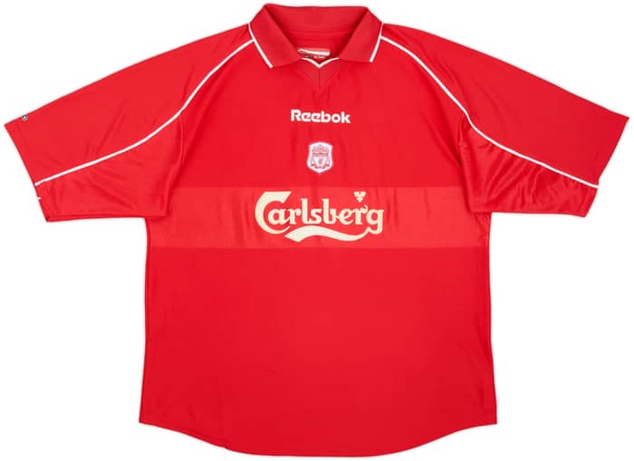 2000-02 Liverpool Home Shirt Gerrard #17 - 6/10 - (L)
