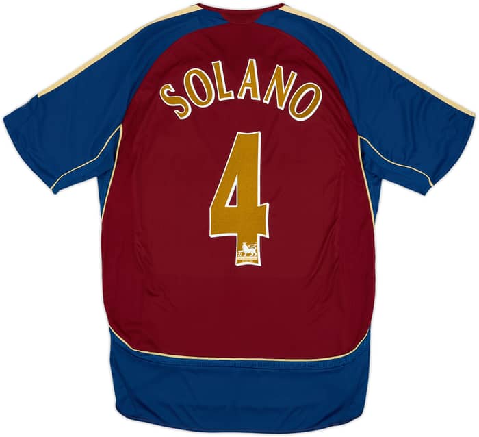 2006-07 Newcastle Away Shirt Solano #4 - 8/10 - (M)
