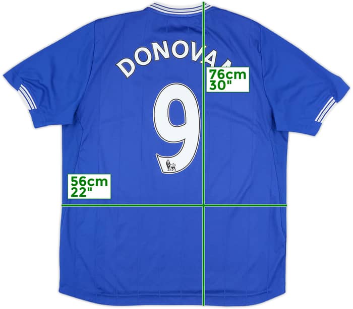 2009-10 Everton Home Shirt Donovan #9 - 8/10 - (L)