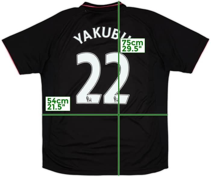 2009-10 Everton Away Shirt Yakubu #22 - 8/10 - (L)