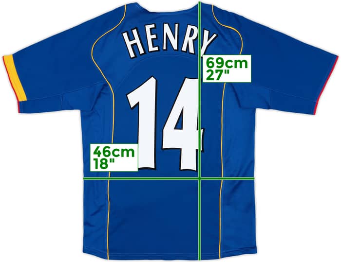 2004-06 Arsenal Away Shirt Henry #14 - 9/10 - (S)