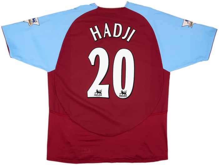 2003-04 Aston Villa Home Shirt Hadji #20 - 7/10 - (L)