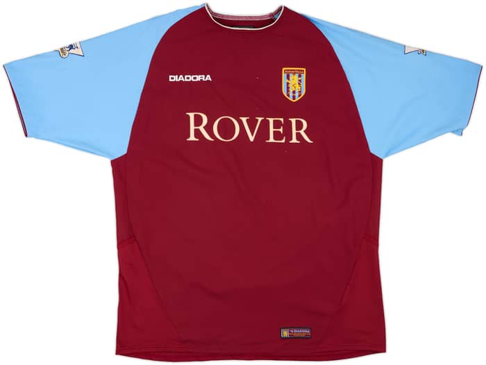 2003-04 Aston Villa Home Shirt Hadji #20 - 7/10 - (L)