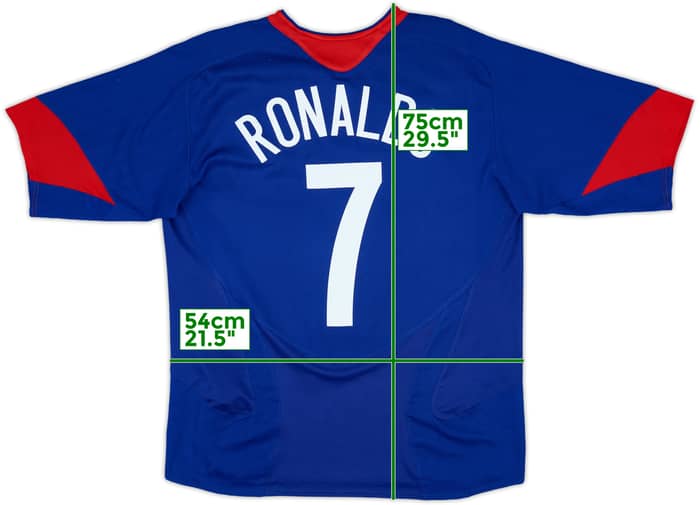2005-06 Manchester United Away Shirt Ronaldo #7 - 6/10 - (L)
