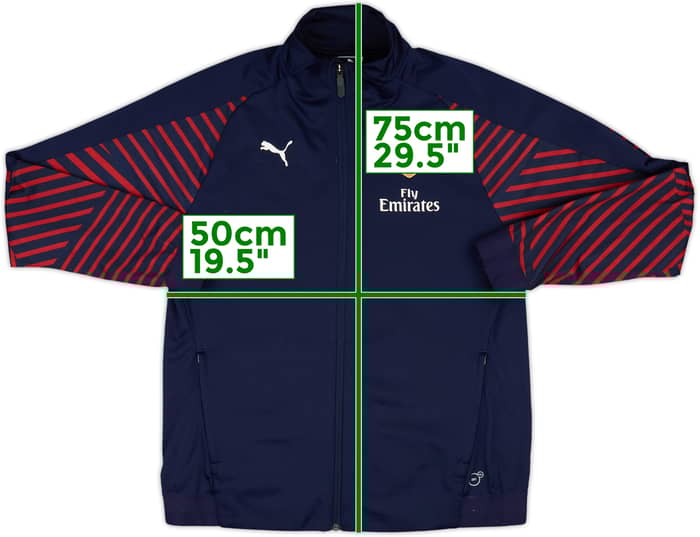 2017-18 Arsenal Puma Track Jacket - 7/10 - (Women's L)