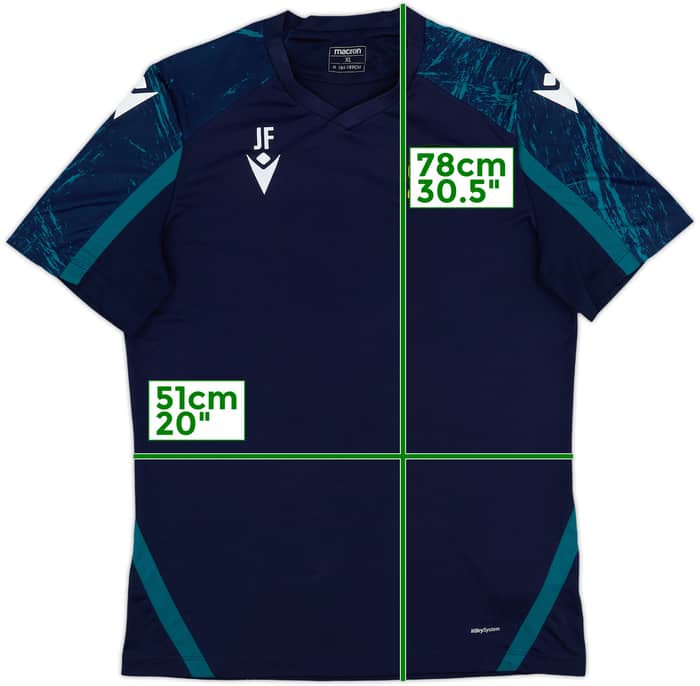 2021-22 Blackburn Macron Staff Issue Training Shirt JF - 7/10 - (XL)