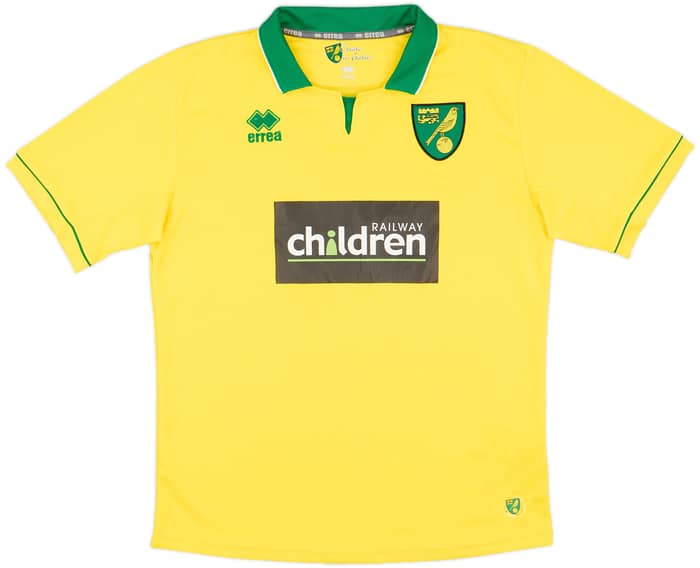 2012-13 Norwich Home Shirt - 8/10 - (L)