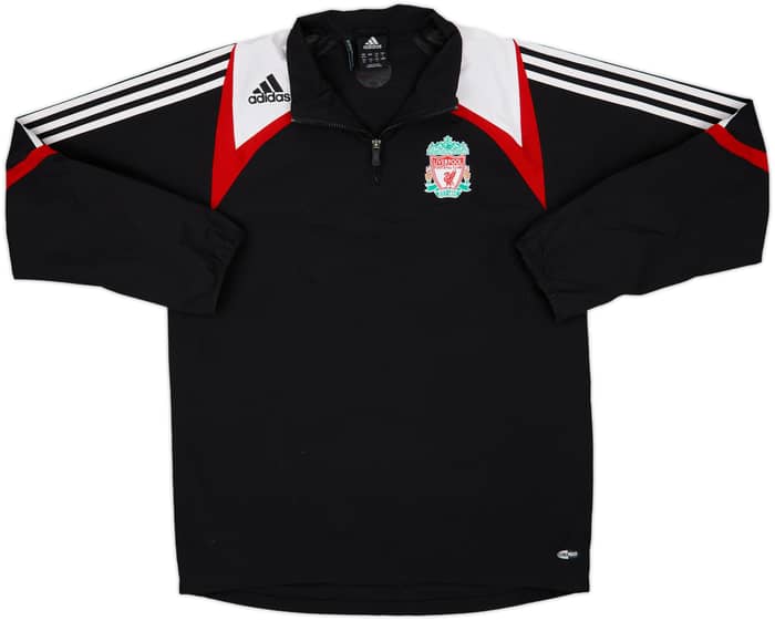 2007-08 Liverpool adidas 1/4 Zip Drill Top - 8/10 - (M)