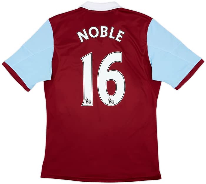 2013-14 West Ham Home Shirt Noble #16 - 10/10 - (M)