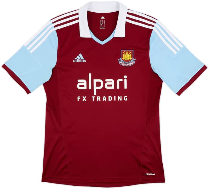 2013-14 West Ham Home Shirt Noble #16 - 10/10 - (M)